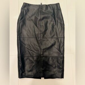 Nasty Gal Women’s Leather Pencil Skirt Size Small